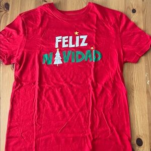Wondershop Red Feliz Navidad Men's Tee
